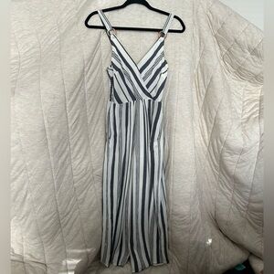 Beachy striped romper